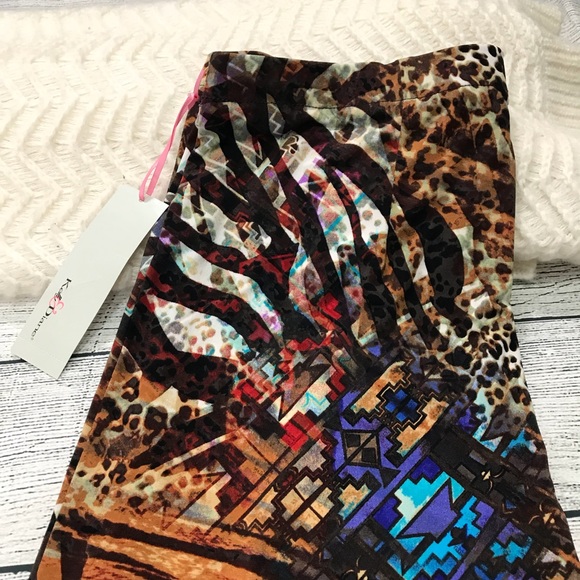 Kelly & Diane Animal Multiprint Pants BrandNew Sz8 - Picture 2 of 8